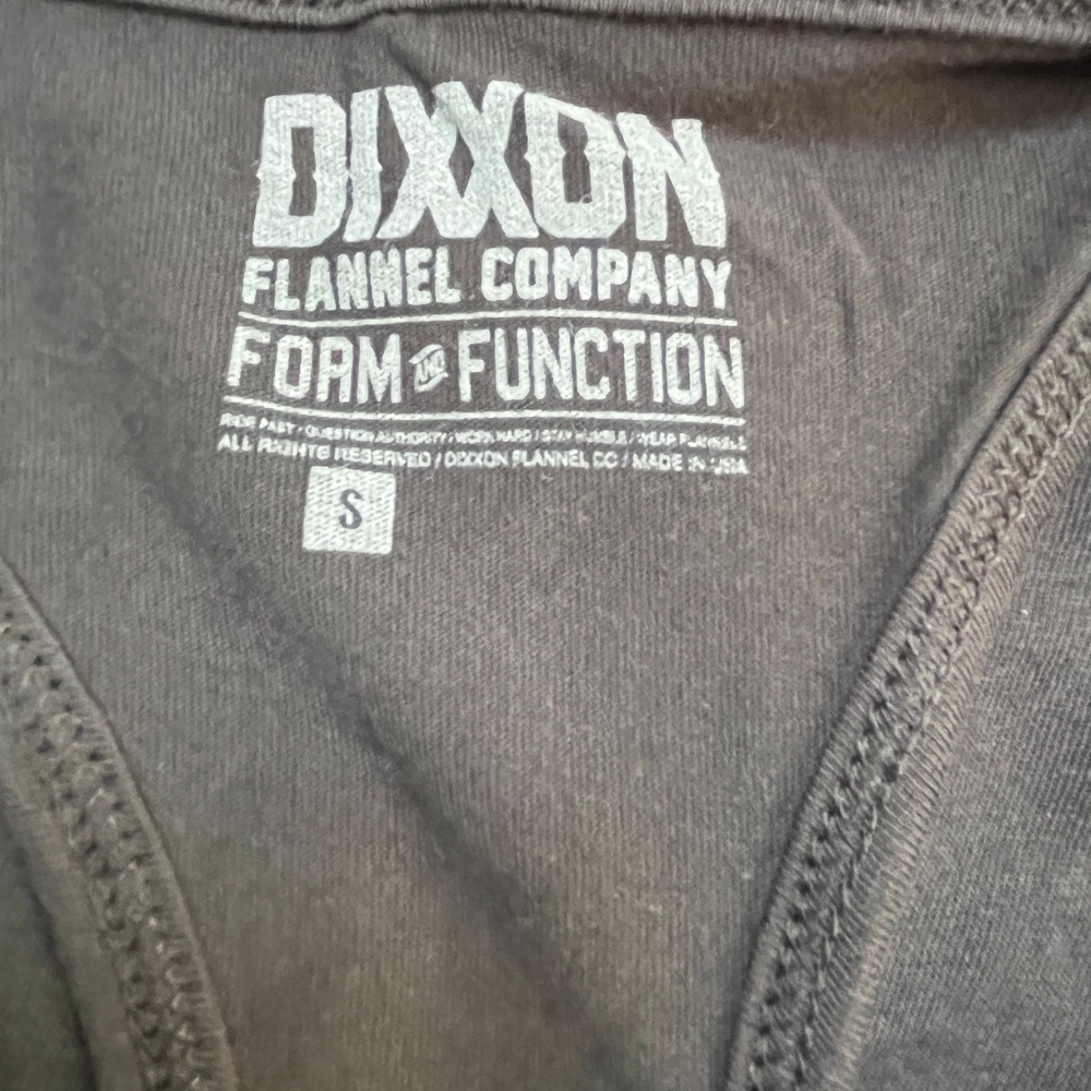 DIXXON Decade Women's Sleeveless Racerback Tee Shirt Black MMXIII‎ New Small - Picture 4 of 4